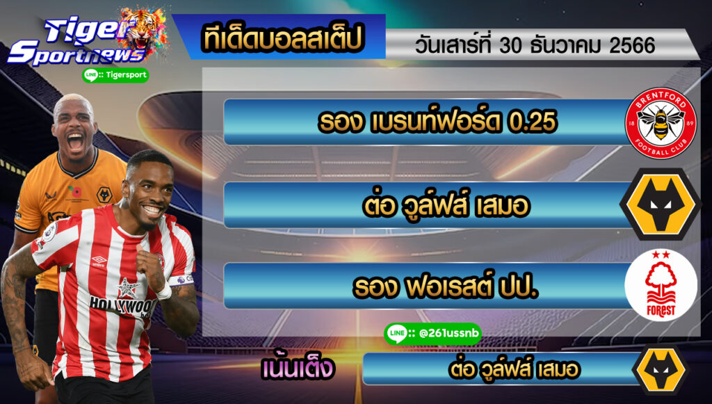 ทีเด็ด tigersportnews